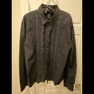 Armani vintage men’s black shirt XL